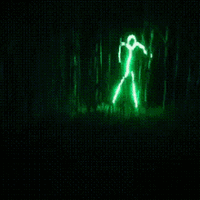 Glow in the dark stick man Glow in the dark stick man