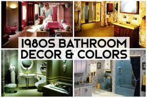 Vintage 1980s bathroom decor and color schemes Vintage 1980s bathroom decor and color schemes