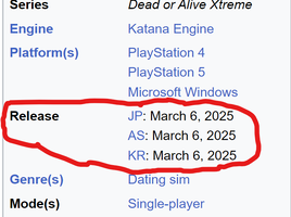 DOA release date DOA release date