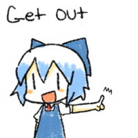 Cirno get out