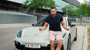 Cooler Porschefahrer Cooler Porschefahrer