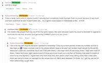 Sample of comment section