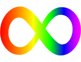 Autism spectrum infinity awareness symbol