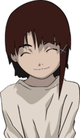 Lain big smile alpha