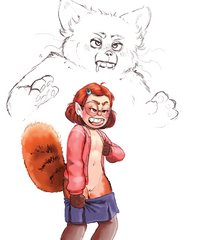 4189432   Mei Lee TheSomethingMancer Turning Red