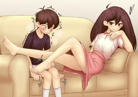 Mari and Sunny from Omori Mari and Sunny from Omori