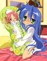 Konata and Akira Konata and Akira