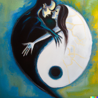 DALL·E 2023-10-29 20.58.38 - a painting of a man and a woman hugging that resembles the yin an...png