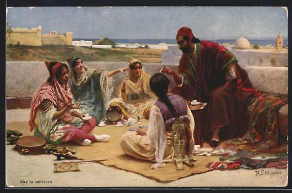 AK-Araber-mit-seinen-vier-Frauen.jpg