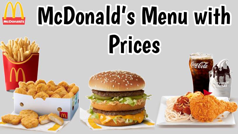 McDo (McDonald's) Menu Price List 2023 Philippines [UPDATED]