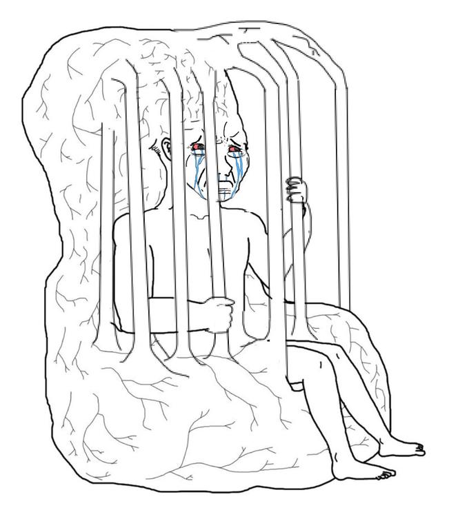 Line art White Head Organ Hand Organism