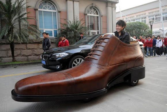 Giant Shoe Car