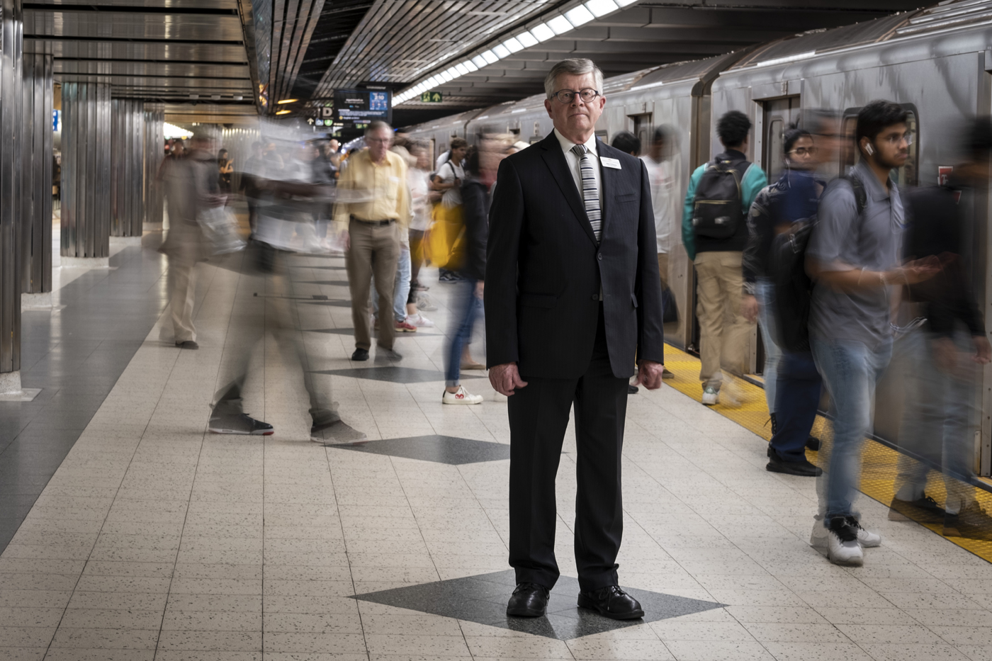 John O'Grady, the TTC's chief safety officer, says it's stunning how many people are touched by the ripple effects of a suicide attempt. (Evan Mitsui/CBC)