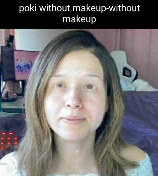 poki without makeup-without makeup