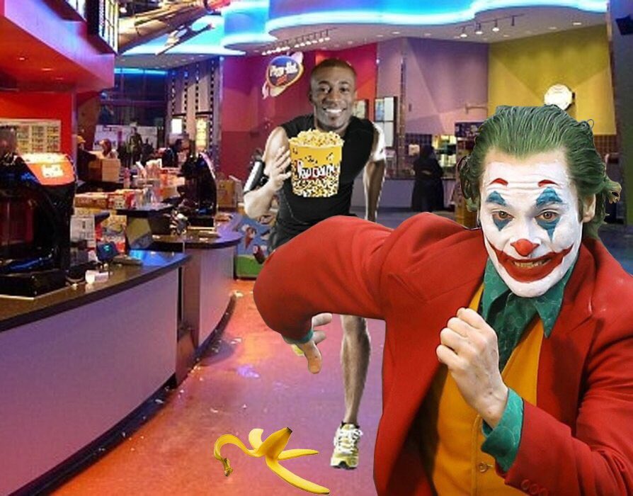 Silverhand on Twitter: SIR! YOU CAN'T WATCH JOKER 2 WITHOUT A GIRLFRIEND.  YOU NEED TO BE A COUPLE TO WATCH JOKER: FOLIE À DEUX. SIR! TAKE YOUR POPCORN  AND LEAVE. SIR! https://t.co/ythot28QGf /