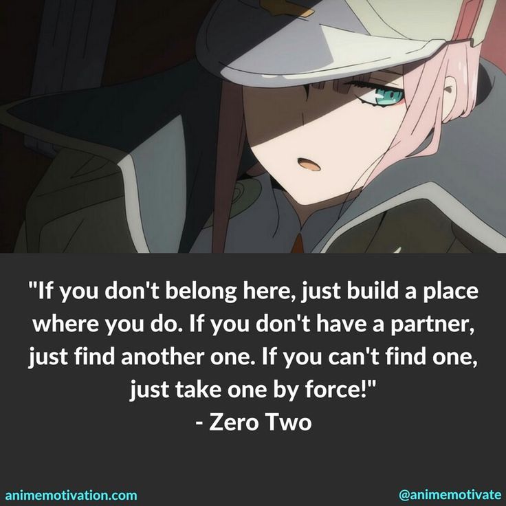 Zero Two quotes - Darling In the Franxx