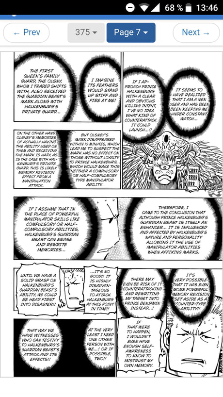 When the HxH manga low-key becomes a Light Novel... - 9GAG