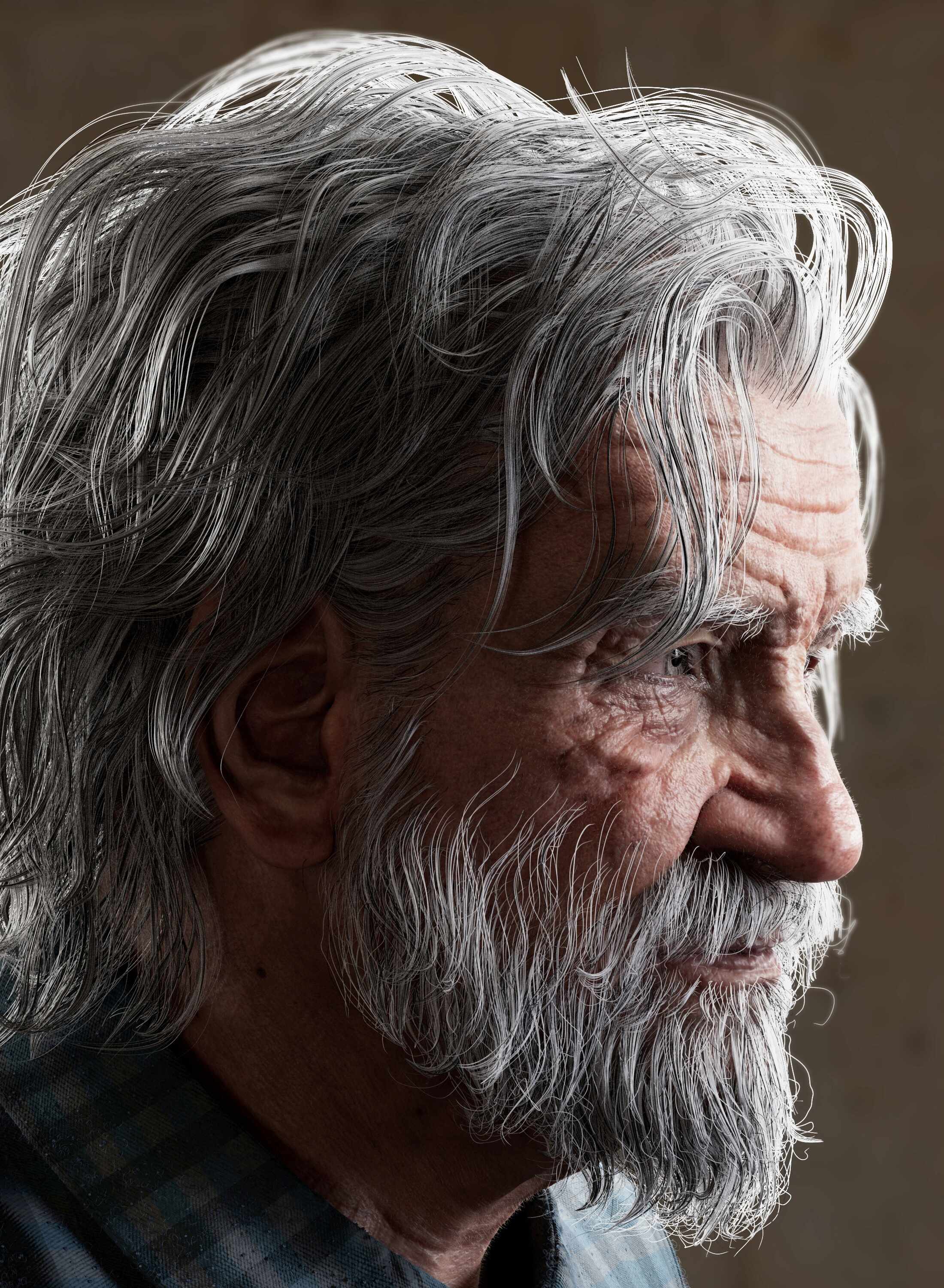 Melancholy old man - ZBrushCentral