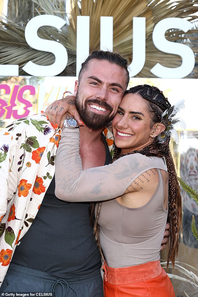 Cohen, who has described herself as a 25-time world record powerlifter, has posted images with her new boyfriend Tristan Hamm over the last months
