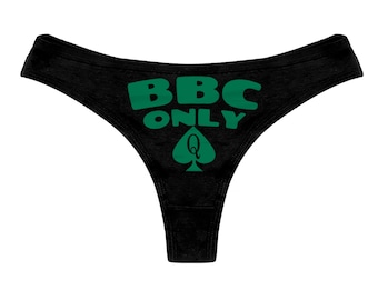 BBC Only Panties Queen of Spades Panties BBC Panty Cuckold - Etsy