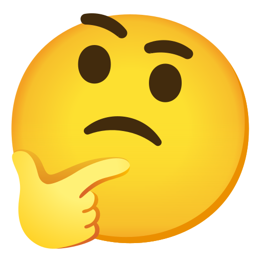  Thinking Face Emoji