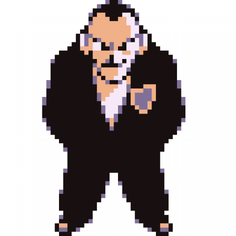 Image result for pokemon giovanni sprite