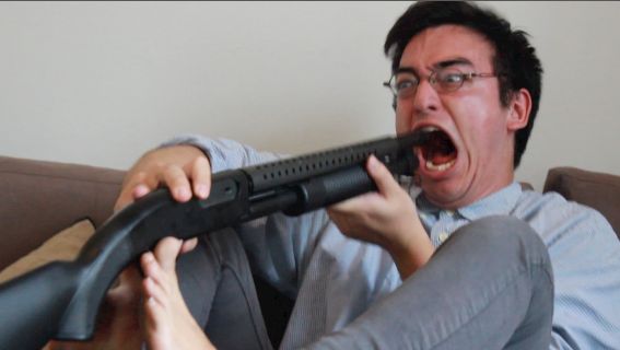 Lyle Rath on X: Successfully patented my new invention called the lunch  gun which is an item that identically resembles a shotgun but you put it  in your mouth and it feeds