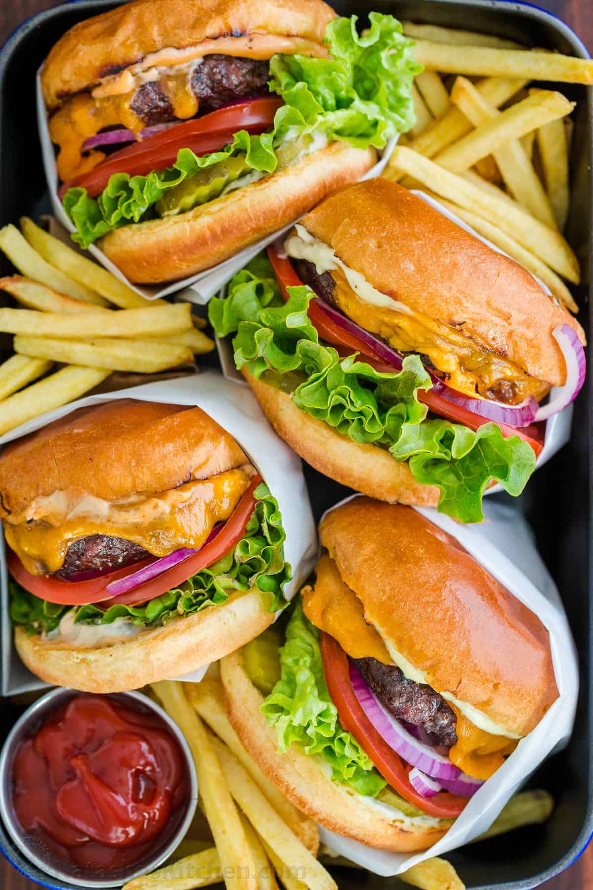 Perfect Hamburger Recipe (VIDEO) - NatashasKitchen.com