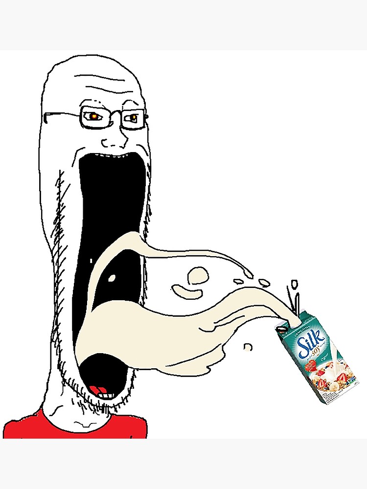 SOYBOY WOJAK Meme | Greeting Card