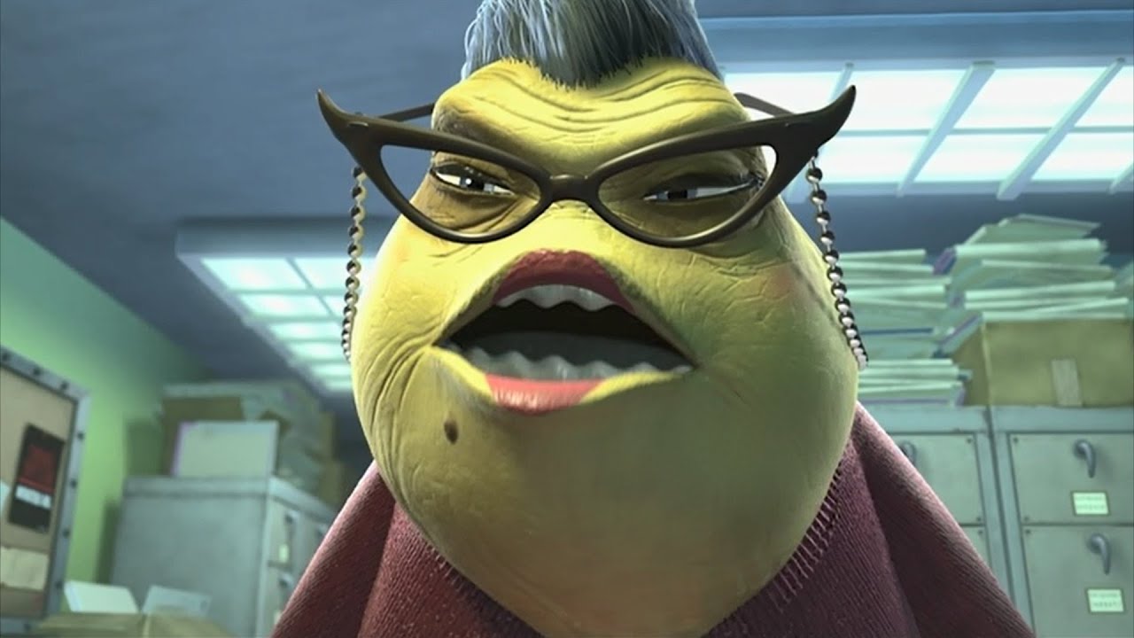 Quoting All of Roz's Lines in Monsters Inc. - YouTube