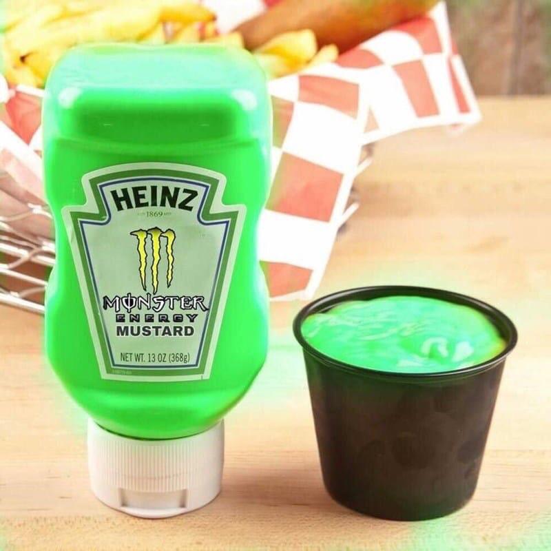 Blursed Monster flavor mustard : r/blursedimages