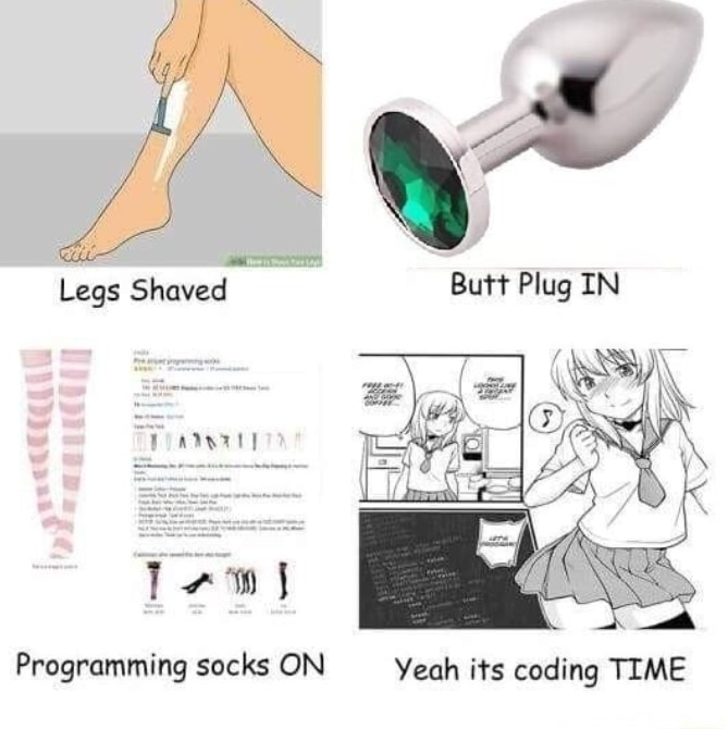 It's coding time | Programming Socks | Know Your Meme