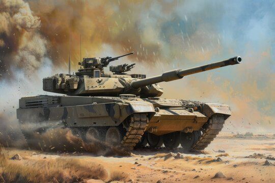 m1 abrams tank. Generative AI