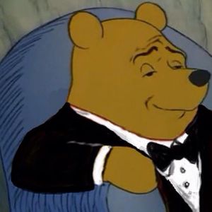 Tuxedo Winnie the Pooh: blank meme template