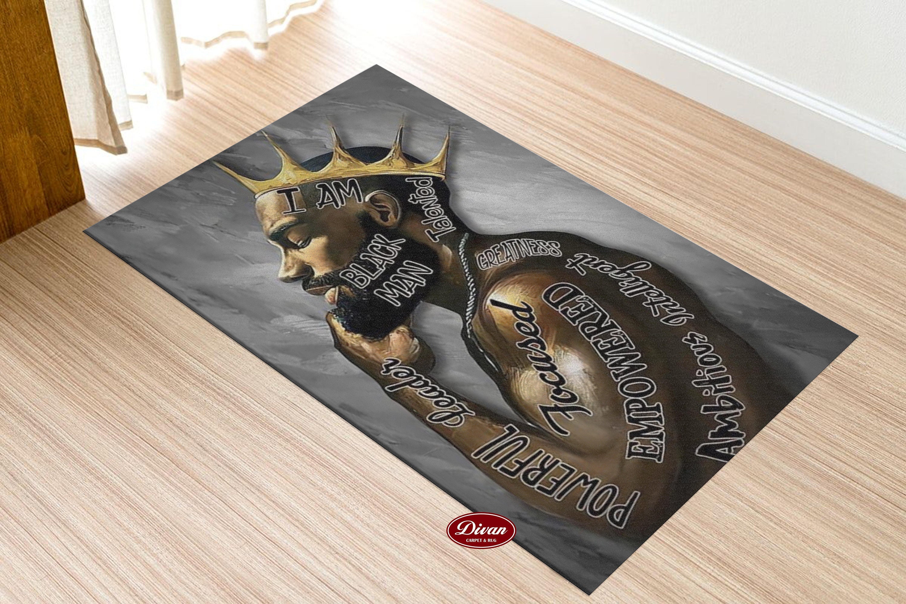 African Black Man Rug, Popular Film Carpet, the King Design Rug,  Personalized Carpet, Custom Rug, Action Series Rug, Cinematic Rug - Etsy  Australia