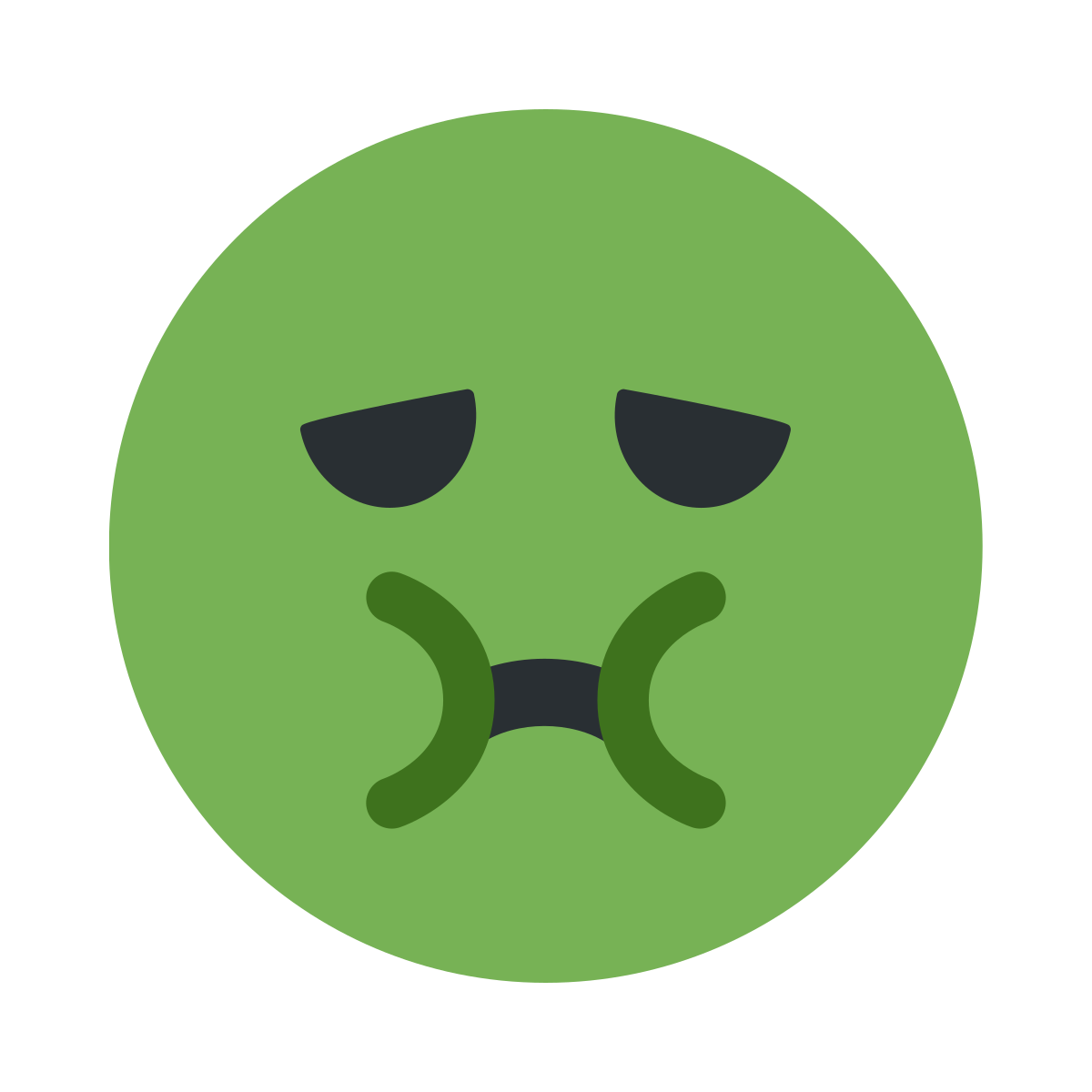  Nauseated Face Emoji - What Emoji 