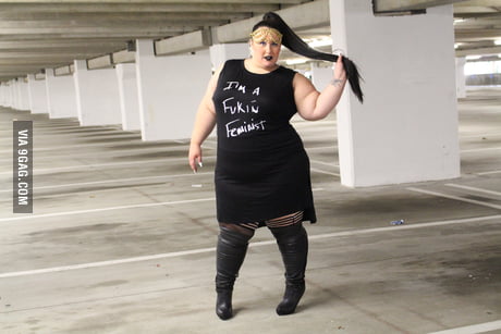 So...Can any one explain why like 70% of feminists are Fat &Ugly? - 9GAG