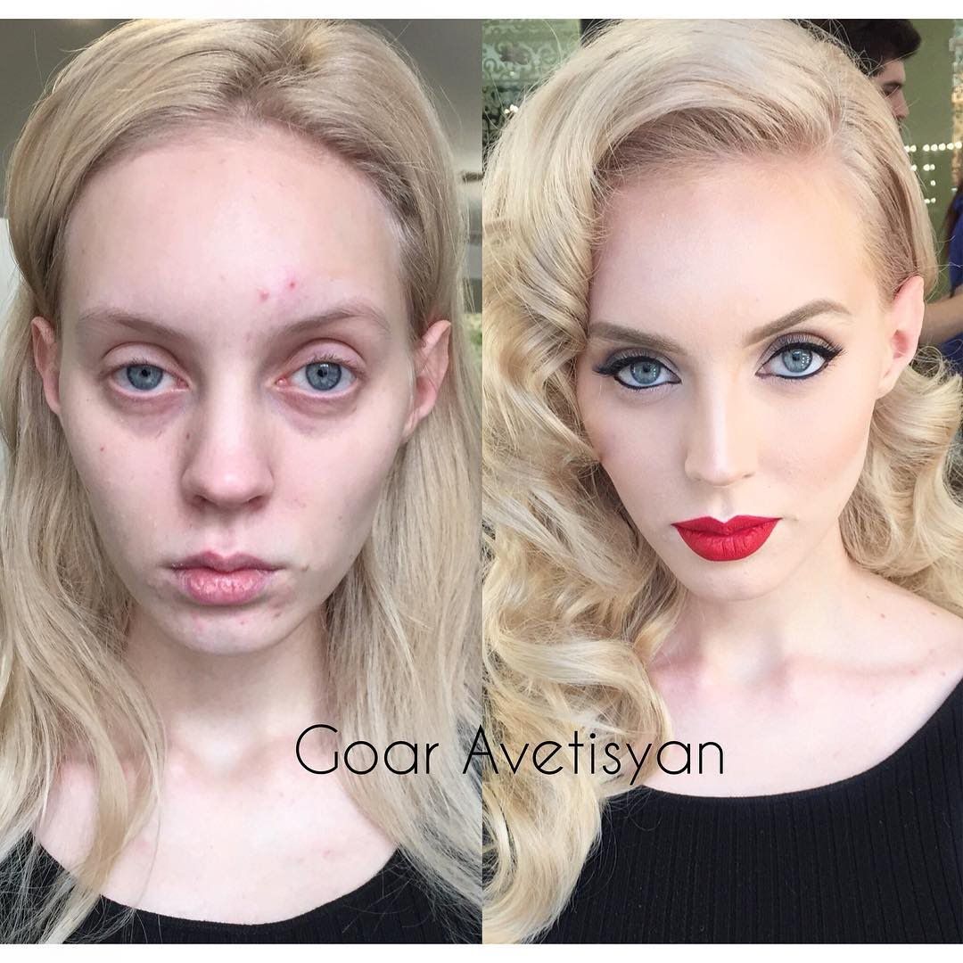 Image result for white girl makeup before and after | Makeup  transformation, Hair beauty, Beauty