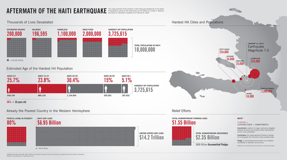 Emily Schwartzman Wins Haiti Infographic Contest! — Cool Infographics