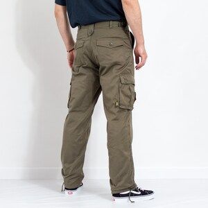 Cargo pants vintage Beaver Lake military hunting wide leg trousers men size L