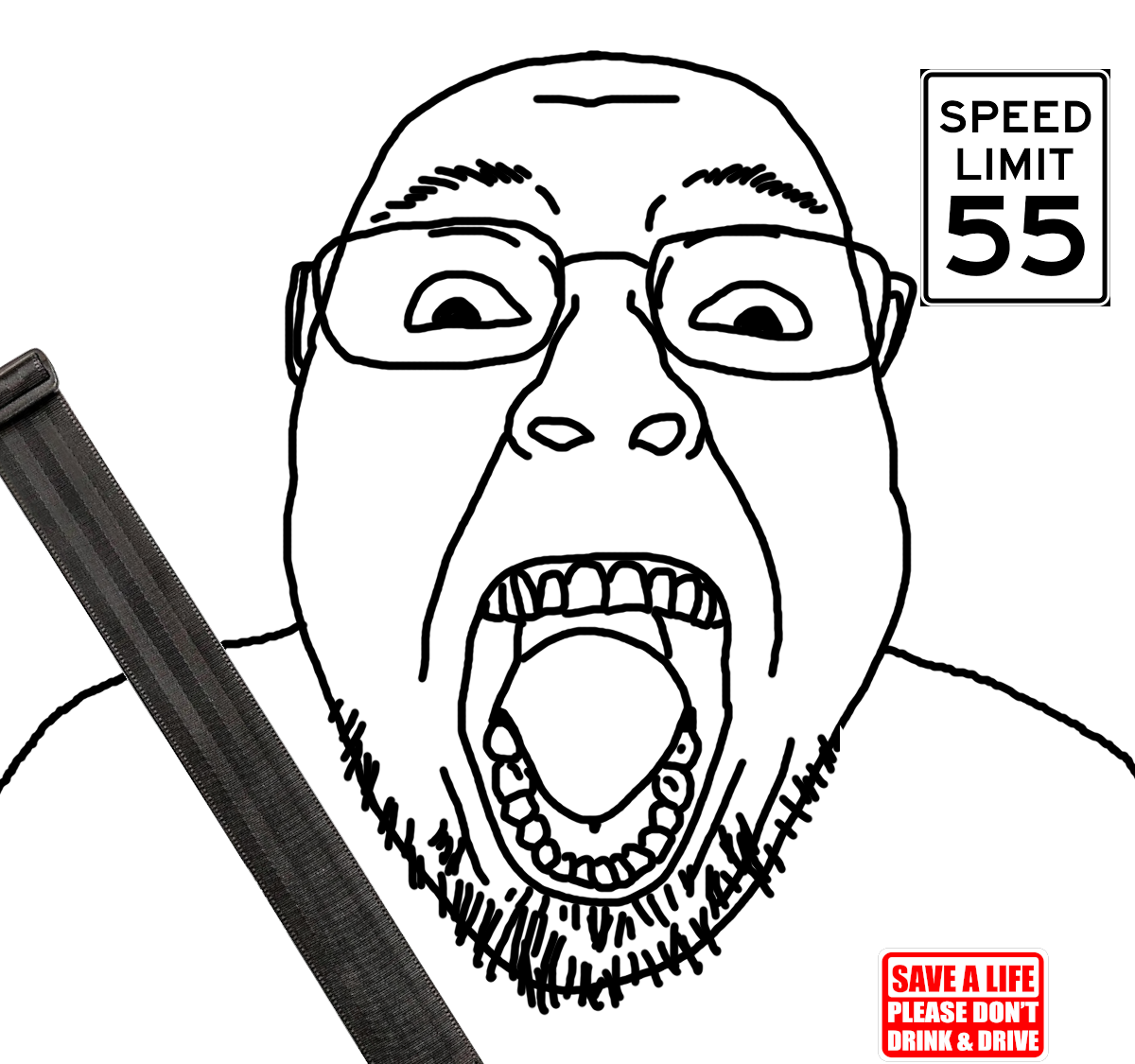 You WILL follow traffic laws and regulations | Soy Boy Face / Soyjak | Know  Your Meme