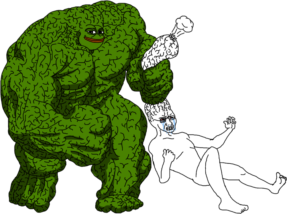 Download Pepe Brain - Full Size PNG Image - PNGkit