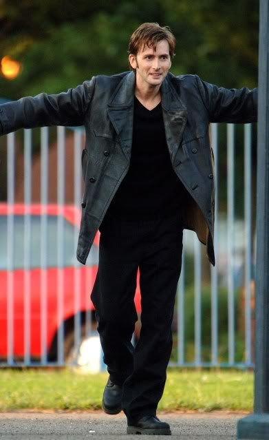 Ten, still in Nine's clothes...