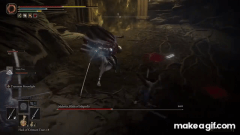 Malenia grab on Make a GIF