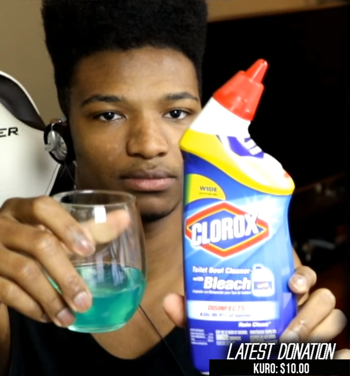 ER WIDE LOR -Bleach SINFECT LATEST DONATON KURO: $10.00 Super Mario Odyssey Bleach drink product
