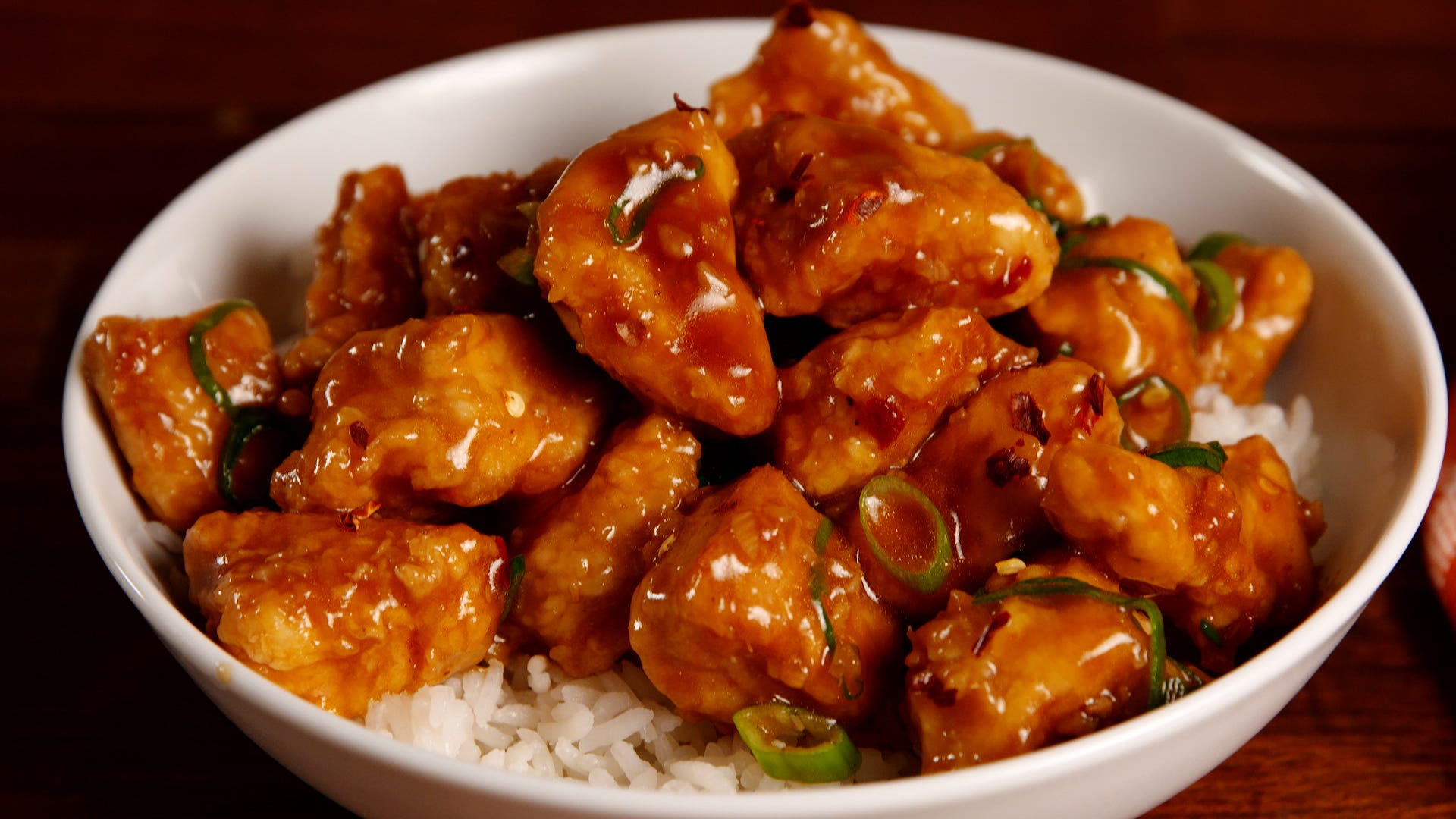 Image result for orange chicken