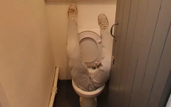 Google Maps Street View: Viral photo shows man climbing into toilet in  Manchester | Travel News | Travel | Express.co.uk