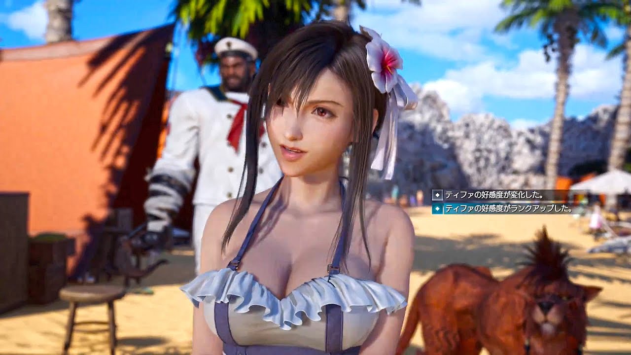 TIFA AND AERITH IN THEIR SWIMSUITS  - FINAL FANTASY VII REBIRTH | PS5 -  YouTube