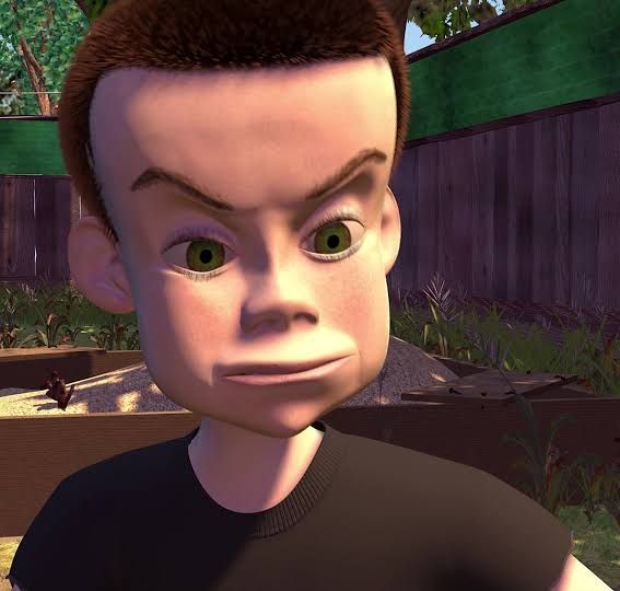 This may contain: a cartoon character with an angry look on his face