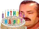 bougies anniversaire risitas gateau